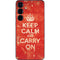 Keep Calm and Carry On Distressed Galaxy S25 Plus Skin