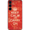 Keep Calm and Carry On Distressed Galaxy S24 Skin