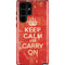 Keep Calm and Carry On Distressed Galaxy Cases