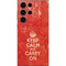 Keep Calm and Carry On Distressed Galaxy S25 Ultra Skin