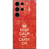 Keep Calm and Carry On Distressed Galaxy S24 Ultra Skin