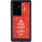 Keep Calm and Carry On Distressed Galaxy S24 Ultra Waterproof Case