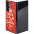 Keep Calm and Carry On Distressed Galaxy Z Fold6 Skin
