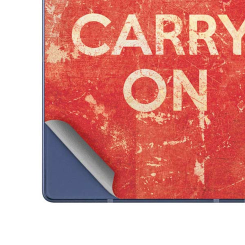 Keep Calm and Carry On Distressed Galaxy Z Fold6 Skin
