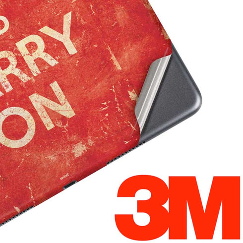 Keep Calm and Carry On Distressed iPad Skins