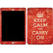 Keep Calm and Carry On Distressed Apple iPad Skin