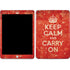 Keep Calm and Carry On Distressed Apple iPad Skin