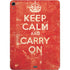 Keep Calm and Carry On Distressed Apple iPad Air Skin