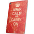 Keep Calm and Carry On Distressed Apple iPad Air Skin