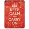 Keep Calm and Carry On Distressed Apple iPad Pro Skin