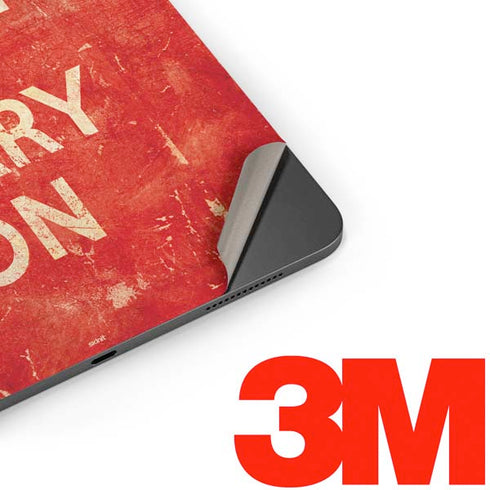 Keep Calm and Carry On Distressed Apple iPad Pro Skin