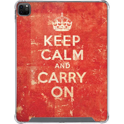 Keep Calm and Carry On Distressed iPad Cases