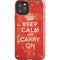 Keep Calm and Carry On Distressed iPhone Cases