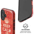 Keep Calm and Carry On Distressed iPhone 16 Magsafe Impact Case