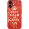 Keep Calm and Carry On Distressed iPhone 16 Skin