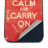 Keep Calm and Carry On Distressed iPhone 16 Skin