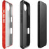 Keep Calm and Carry On Distressed iPhone 16e Impact Case