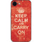 Keep Calm and Carry On Distressed iPhone 16e Skin