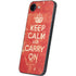 Keep Calm and Carry On Distressed iPhone 16e Skin