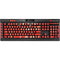 Keep Calm and Carry On Distressed K95 RGB PLATINUM Mechanical Gaming Keyboard Skin