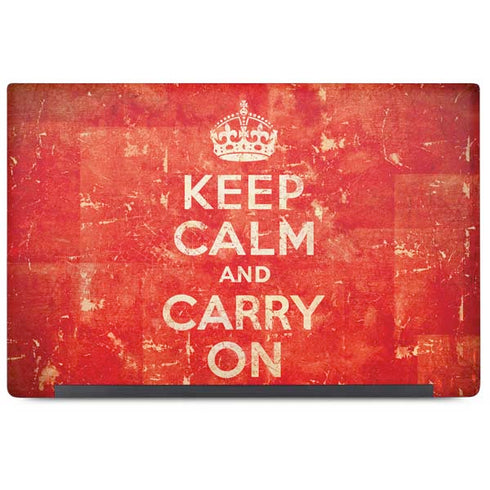 Keep Calm and Carry On Distressed Dell Latitude Skin