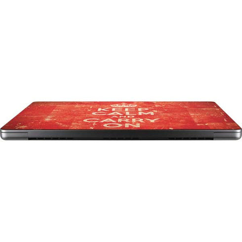 Keep Calm and Carry On Distressed Apple MacBook Pro 14-inch Skin