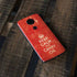 Keep Calm and Carry On Distressed Moto E5 Plus Skin