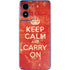 Keep Calm and Carry On Distressed Moto G Play 4G (2024) Skin