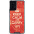 Keep Calm and Carry On Distressed Moto G Power 5G (2024) Clear Case
