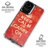 Keep Calm and Carry On Distressed Moto G Power 5G (2024) Clear Case