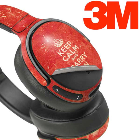 Keep Calm and Carry On Distressed Skullcandy Venue Skin