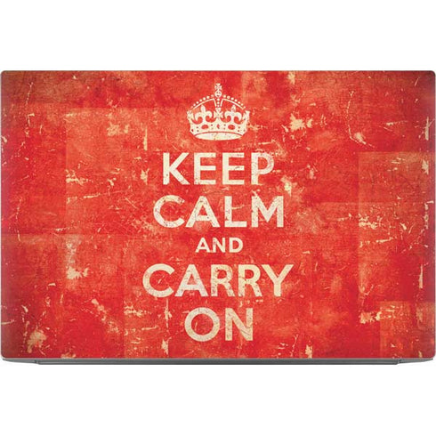 Keep Calm and Carry On Distressed Dell XPS Skin