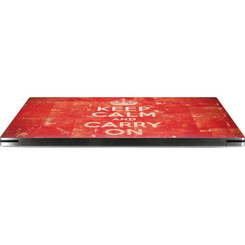 Keep Calm and Carry On Distressed Dell XPS Skin