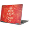 Keep Calm and Carry On Distressed Yoga 710 14in Skin