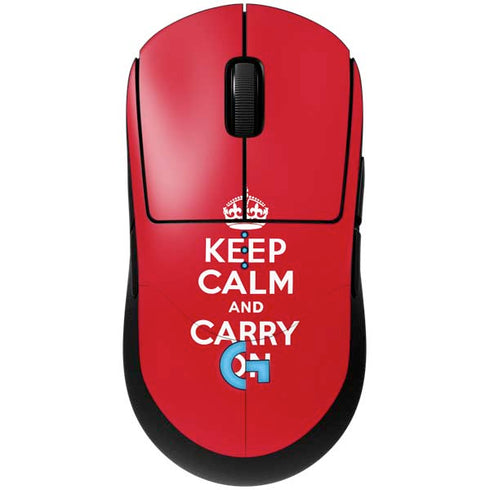 Keep Calm and Carry On G Pro Wireless Gaming Mouse Skin