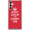 Keep Calm and Carry On Galaxy A16 5G Clear Case