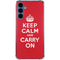 Keep Calm and Carry On Galaxy A35 5G Clear Case