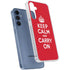 Keep Calm and Carry On Galaxy A35 5G Clear Case