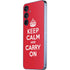 Keep Calm and Carry On Galaxy A35 5G Skin