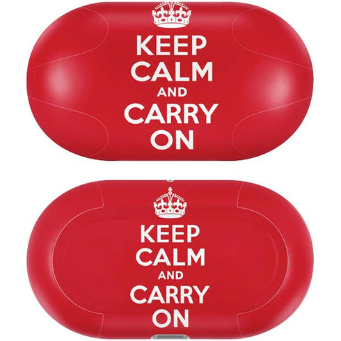 Keep Calm and Carry On Galaxy Buds Plus Skin