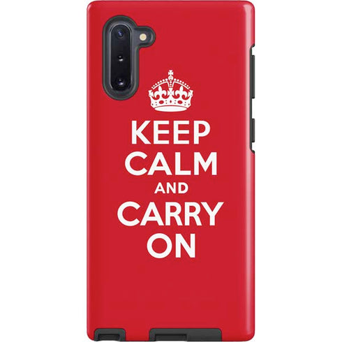 Keep Calm and Carry On Galaxy Cases