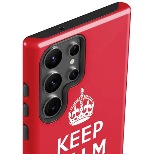 Keep Calm and Carry On Galaxy S23 Ultra Pro Case