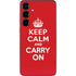 Keep Calm and Carry On Galaxy S24 Skin