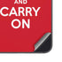 Keep Calm and Carry On Galaxy S25 Skin