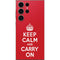 Keep Calm and Carry On Galaxy S25 Ultra Skin