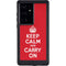 Keep Calm and Carry On Galaxy S24 Ultra Waterproof Case