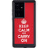 Keep Calm and Carry On Galaxy S24 Ultra Waterproof Case