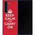 Keep Calm and Carry On Galaxy Z Fold6 Skin