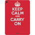 Keep Calm and Carry On Apple iPad Air Skin