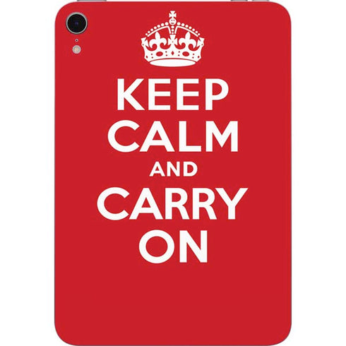 Keep Calm and Carry On Apple iPad Mini Skin